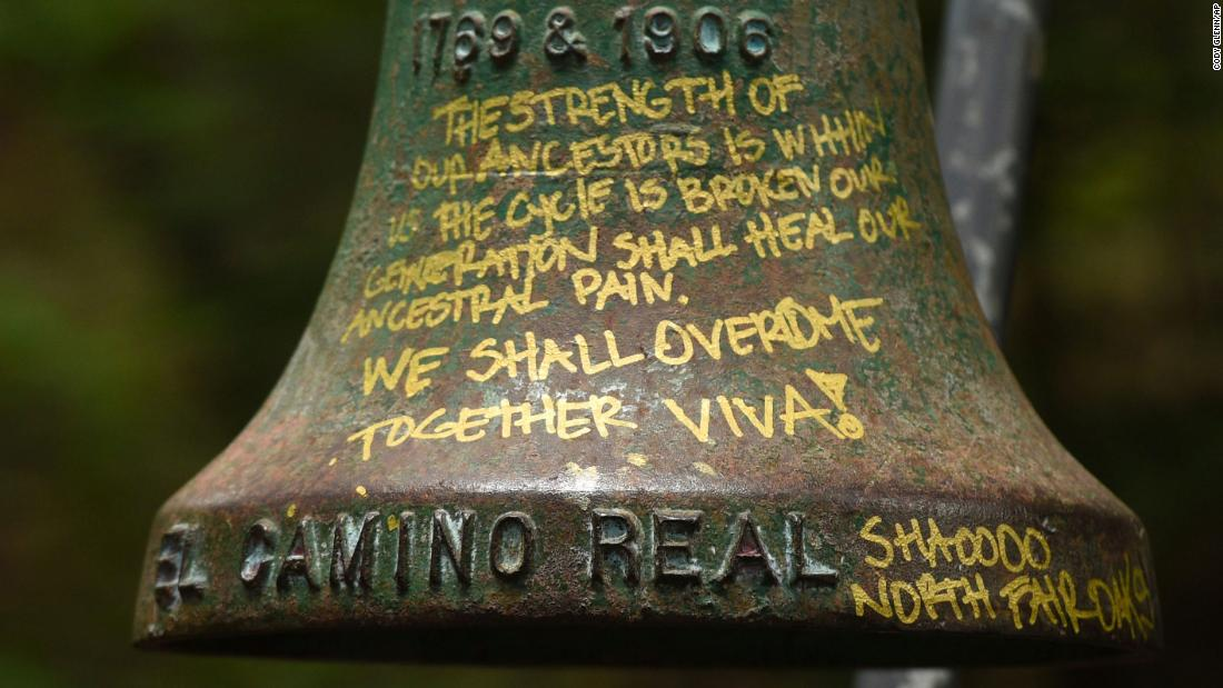 UCSC El Camino Real Bell with message